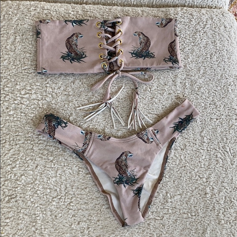 Montce Swim leopard bikini